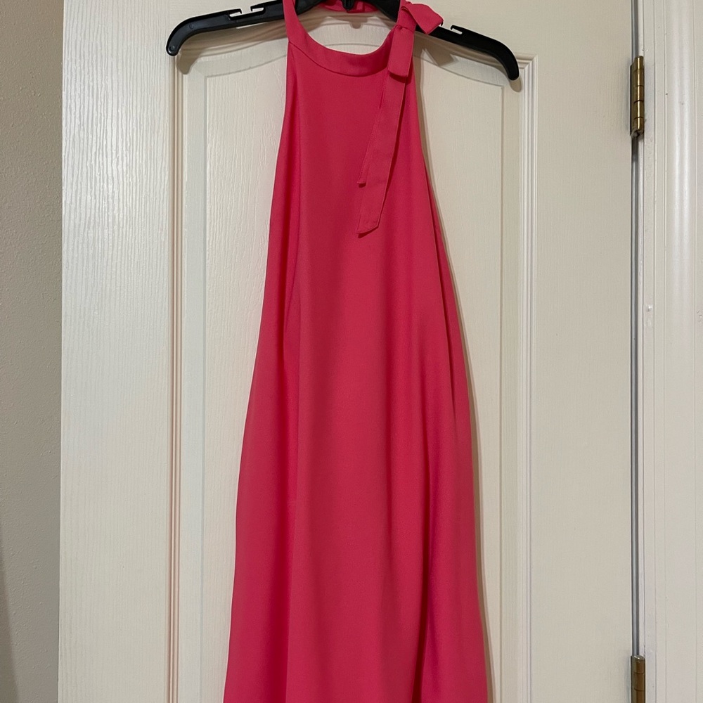 Hot pink dress